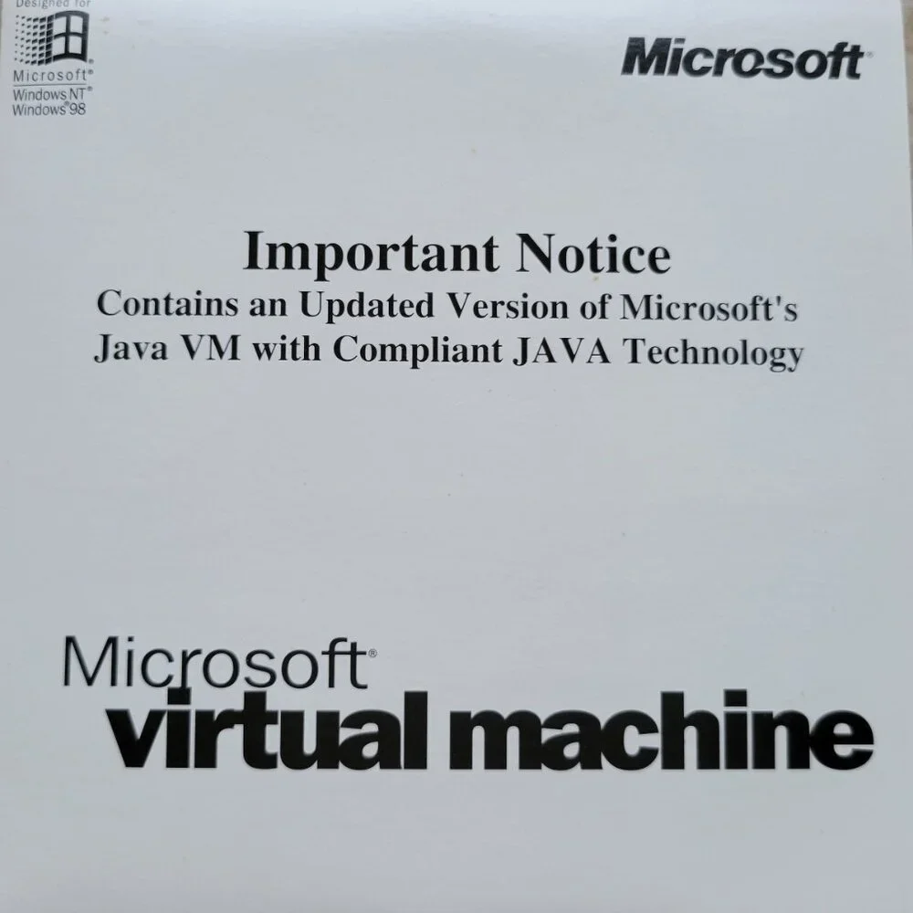 Vintage CD - Microsoft Virtual Machine